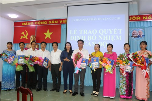 Lễ trao quyết định bổ nhiệm Cán bộ quản lý